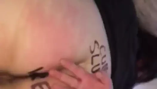 Cum sürtük ile büyük göt gets sert şaplak