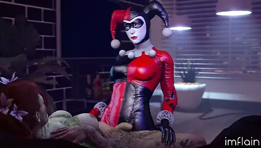 Futa zehirli sarmaşık dövülerek tarafından harley quinn