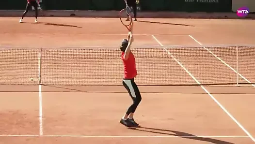 Caroline garcia antrenmanı