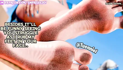 Kadın egemenliği hentai 31 talimatı - Emma'nın mükemmel tabanlarına tapıyor