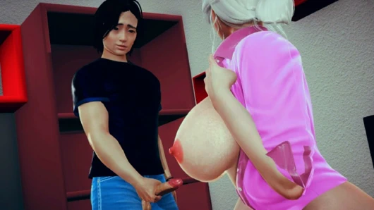 Evde aile #16: yaramaz üvey oğlum benim için mastürbasyon yapıyor - erotik seks yaparak