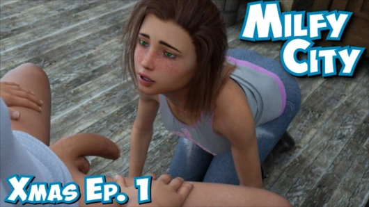 Orta yaşlı seksi kadın (xmas) # 1 Penisin soğuk olması sorun değil, ağzımla çabucak ısıtacağım