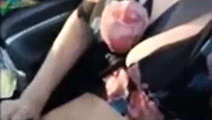araba selfie içinde MİLF parmak bate