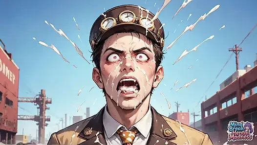 Gözlüklü gasm steam punk şehri çığlık atıyor