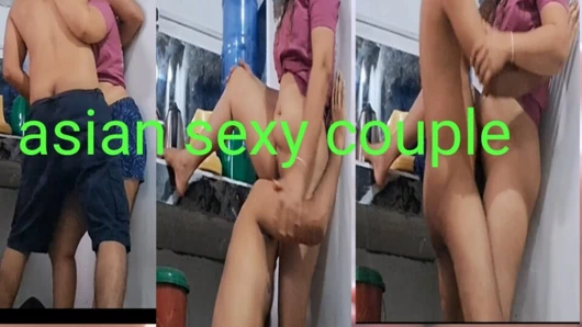 Asyalı seksi çift