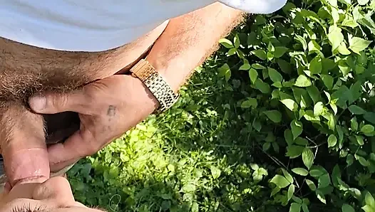 Amature hot  milf cucked and fucked by bwc outdoors creampied while the neighbors watch.