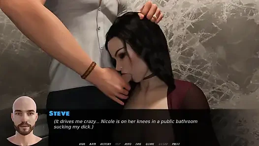 Heyecan verici oyunlar: evli kadın kocasını emiyor ve yüzünü tuvalette dölle kaplıyor ep 8