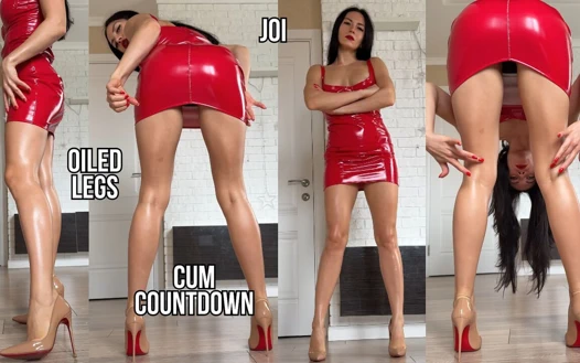 Yağlanmış çıplak bacaklar ve yüksek topuklu ayakkabılar için 31 talimatı