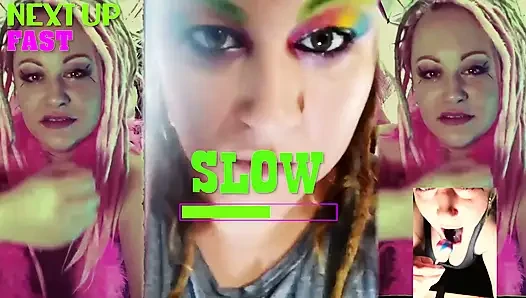 İkinci bir ekrana sakso pornosu koy ve Tanrıça Lana ile birlikte takip et