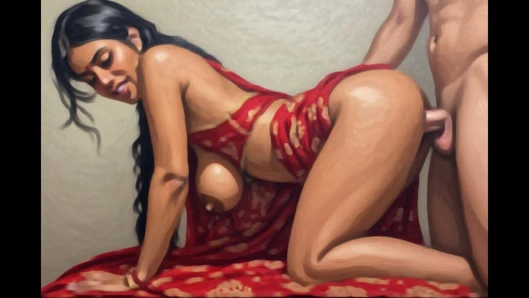 Indian aunty affair with her neighbour's all night fucking after her husband goes to work