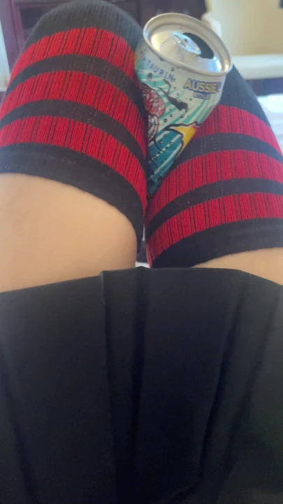 Thigh-High Socks Tease - Can Crush Fetish with Thighs!
