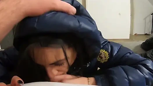 Derin sakso, gömleğime boşal