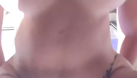 Otel pencere ile yapay penis sikme