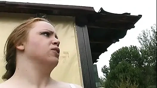 Amatör açık havada üçlü grup seks, çifte penetrasyon,...