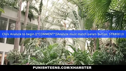 Punishedteens - sıcak gf boğulmak ve hardcore becerdin olmak için yalvarır