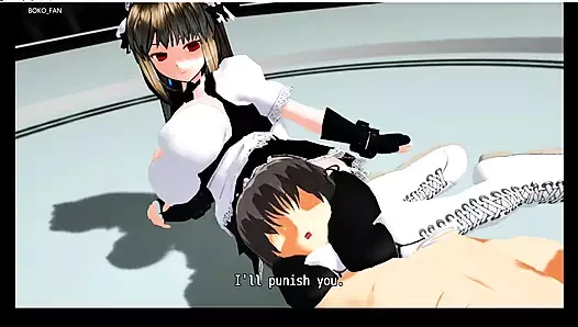 En iyi dövüşen kız 2 sherri figure 4 boyun kilidi (boko877)