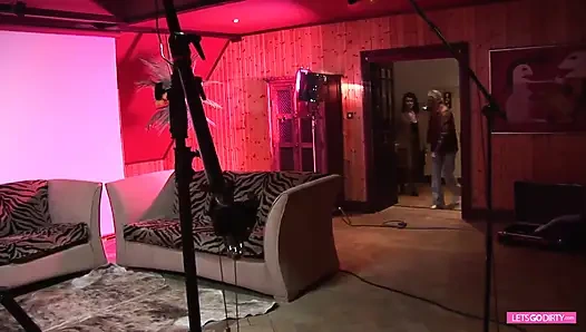 Gangbang anal for the horny big ass and hairy pussy MILF