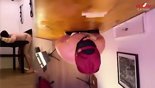 Hot Sweet Boy Gets Raw Bareback Fucked Deep at Czech Gloryhole - Xl Cock Breeding on Fuck Bench