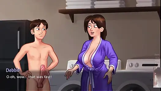 Büyük memeli orta yaşlı seksi üvey anne şaşırdı! ÇAMAŞıR YıKARKEN ONU SIKIYORUM!