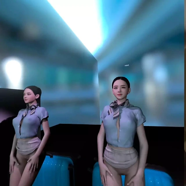 Vr Vam – Koreli Hostes Öpücükleri Göt