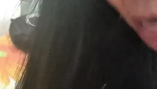 Asian Thai Milf blowjob and cum swallow