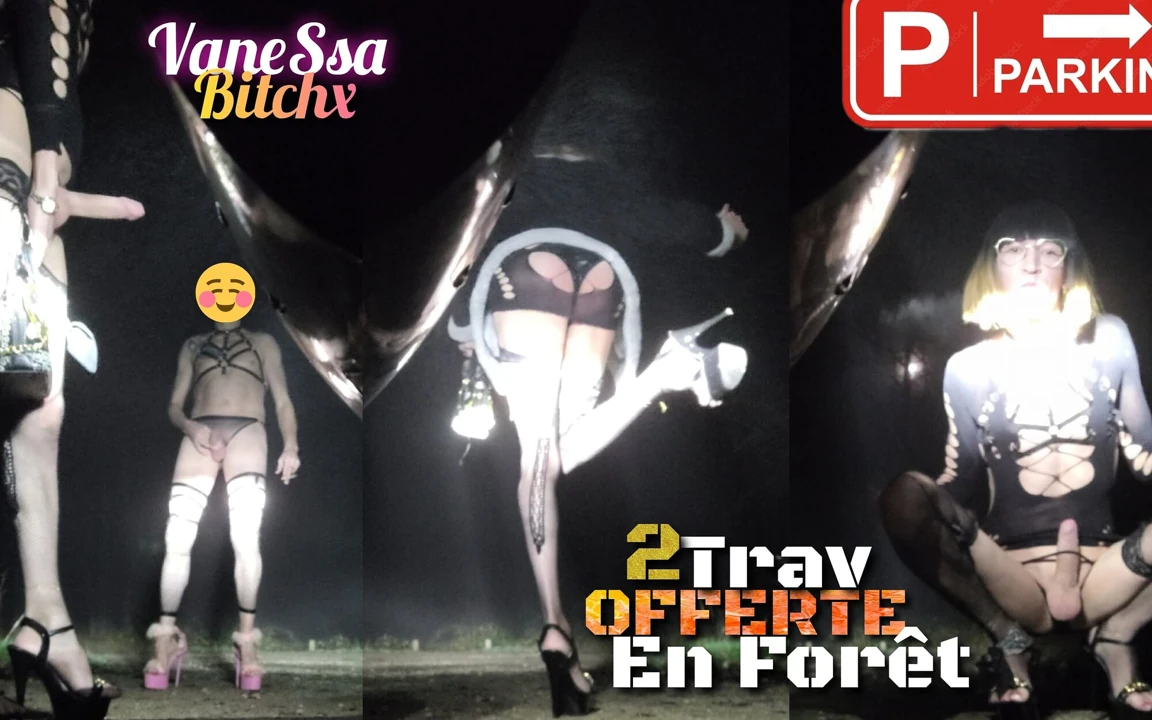 Ormanda Sunulan 2 Fransız Travesti