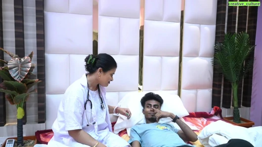 Baba ve üvey oğlu doktorla