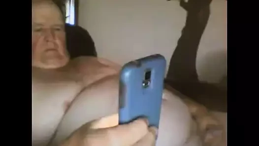 Dede kamerada boşalıyor