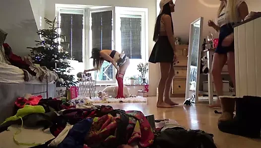 Külotsuz gençlerin partisi röntgenci