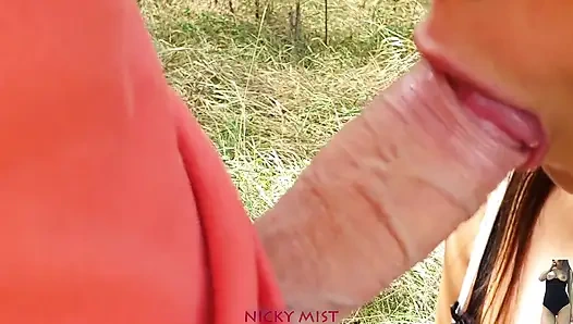 Güzel bir gündü dölünü yutuyor yakın çekim sakso