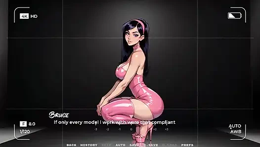 Yeni Kız Arkadaşım [ Tabu Hentai Oyunu ] Bölüm 35 Kız Arkadaşım Lateks İç Çamaşırını Yaşlı Erkeklere Göstermeyi Çok Seviyor!