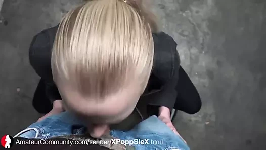Blowjob in der Tiefgarage