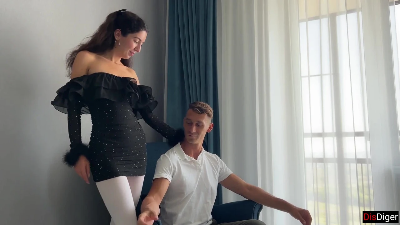 Anal Sex with Secretary in White Pantyhose – Anal Creampie