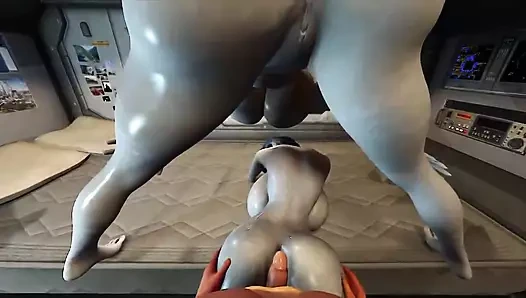 Almightypatty ateşli 3 boyutlu seks hentai derlemesi - 24