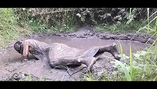 Mud on the outskirts of the city