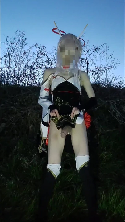 Китайский новый год Ayanami, японский косплей на публике