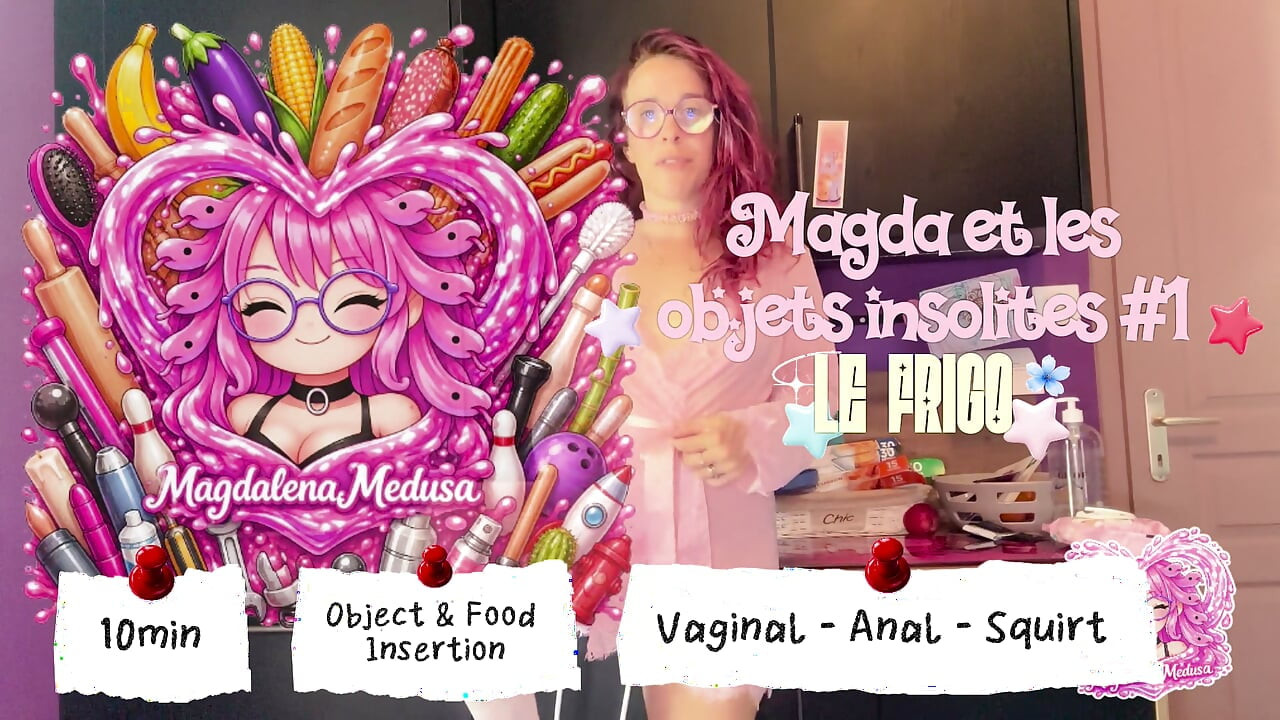Magda ve buzdolabındaki sıradışı nesneler - anal vajinal fışkırtma