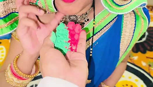 Sasur and Bahu Ke Rang Raliya Holi sex Sasur ji ne bahu ko holi color lagane ke bahane sex kar liya