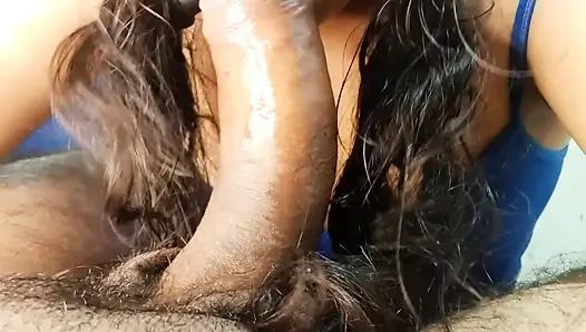 My young stepsister sucks my cock with such eagerness that it drives me crazy