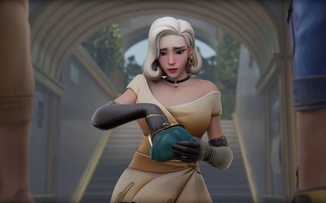 Mercy iki büyük emiyor - 3 boyutlu overwatch animasyonu
