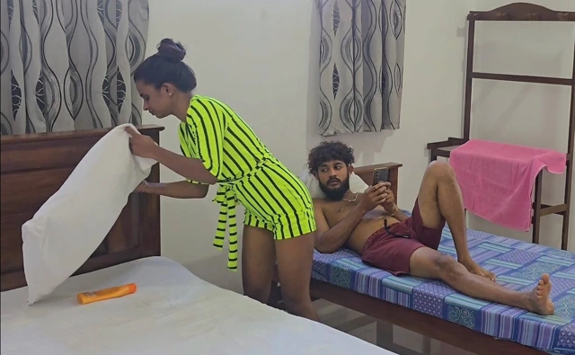 Sharing a Hotel Room with my Stepsister