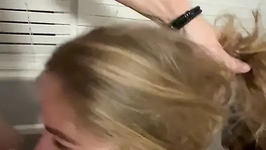 Post Super Bowl Party POV BJ Facial Cumshot