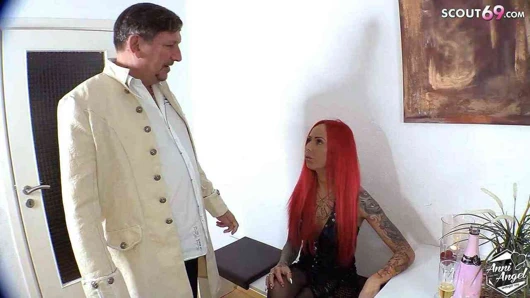 Alman eski adam kandırdın redhead komşu genç anni için sikme