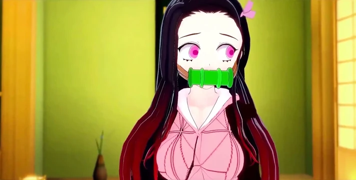 Nezuko Kimono sikişiyor