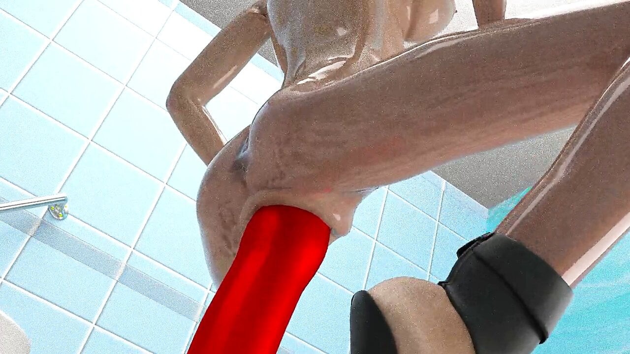 Önizleme: banyoda dev bir yapay penis ile sarah