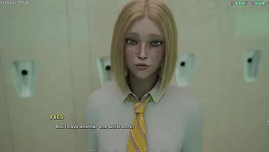 Shamandev'in arzu gölgeleri - kolej cosplay etkinliği, sınıf mastürbasyonu 61