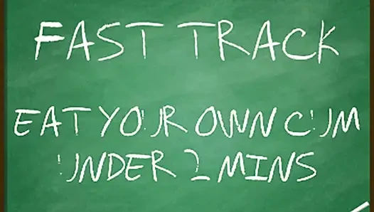 Sadece ses - 2 dakikanın altında kendi dölünü ye