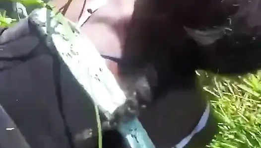 Bir Safari turunun ortasında çift seks