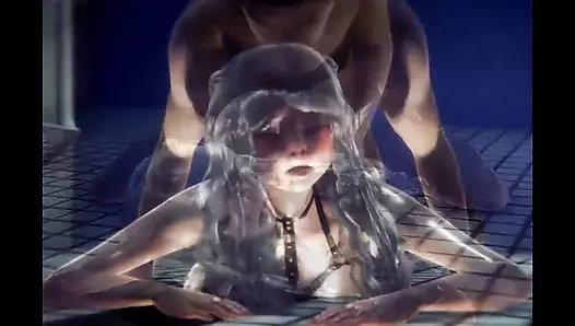 Güzel jade dölle kaplı - animasyon