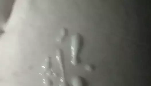 Başka bir cumshot üzerinde ona güzel büyük göt